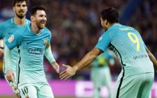 BARCELONA - Luis Suarez and Lionel Messi scored stunning goals for Barcelona in a match against at Atletico Madrid on 1 February 2017. Picture: @FCBarcelona.