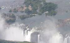 Victoria Falls in Zambia. Picture: Twitter.