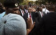 Former President Jacob Zuma outside the Pietermaritzburg High Court on 20 May 2019. Picture: Sethembiso Zulu/EWN