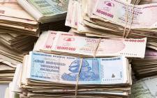Zimbabwe Dollar. Picture: AFP