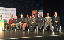 Basic Education Minister Angie Motshekga announces the national matric pass rate for 2015. Picture: Christa Eybers/EWN