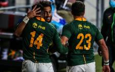 FILE: Both matches against Argentina are being played behind closed doors at the Nelson Mandela Bay Stadium in Gqeberha because of the coronavirus situation in the South American country. Picture: Springboks/Twitter