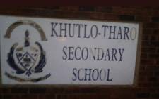 Khutlo Tharo Secondary School in Sebokeng was on fire on 15 January 2020. Picture: Supplied.