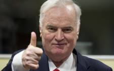 Dubbed "The Butcher of Bosnia", Ratko Mladic was on 22 November convicted of genocide and crimes against humanity for massacres of Bosnian Muslims and ethnic cleansing campaigns. Picture: AFP.