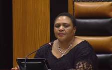Minister of Agriculture, Land Reform and Rural Development Thoko Didiza. Picture: YouTube screengrab.