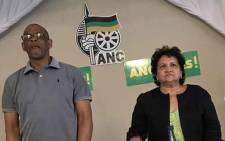 FILE: Suspended ANC secretary general Ace Magashule and Jessie Duarte in 2017. Picture: Twitter/@MYANC