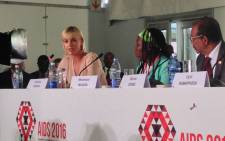 FILE: Charlize Theron is a United Nations Messenger of Peace. Picture: Twitter - @AIDS_conference.