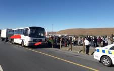 Western Cape Traffic officers on 8 June 2019 arrested a bus driver for overloading in Laingsburg. Picture: @jareater/Twitter 






