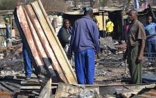 FILE: The municipality demolished the homes in extension 11 last month without following the law. Picture: EWN.