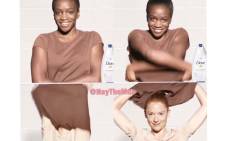 An image from Dove's advert which caused a stir on social media. Picture: Twitter