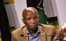 The ANC's Zizi Kodwa at a press briefing held by the ANC on 22 January. Picture: Kayleen Morgan/EWN