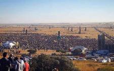 Crowds gathered for a prayer meeting in Bloemfontein to pray for the country on Saturday, 22 April 2017. Picture: facebook.com