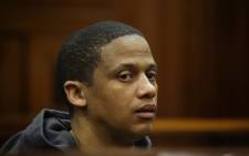 FILE: Alleged child killer Mortimer Saunders sits in court before he pleaded guilty to murdering three-year-old Courtney Pieters. Picture: Bertram Malgas/EWN