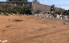 A rubbish heap in Sharpeville. Picture: EWN
