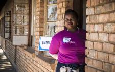 FILE: An IEC official stands at a voting station door. Picture: Thomas Holder/EWN.