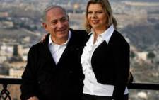 Leader of Israel's Likud party Benjamin Netanyahu and his wife Sara. Picture: Gallo Images/Getty Images