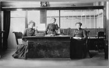 The way things were. Women on the Stockholm telephone system in the early 1900s.