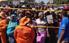 Five men were arrested after the bodies of cousins Zandile and Yonelisa Mali were found dumped inside a communal toilet last week. Picture: Lesego Ngobeni/EWN