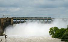 FILE: Sluice gates at the Vaal Dam are opened. Picture: Sha Redfern/iWitness