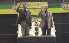 President Jacob Zuma and Paul Mashatile attend a gathering with ANC volunteers for next 2014 elections. Picture: Govan Whittles/EWN