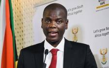 FILE: Justice and Correctional Services Minister Ronald Lamola. Picture: @GovernmentZA/Twitter 