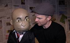 Chester Missing and his puppet master Conrad Koch. Picture: Supplied