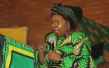 Nkosazana Dlamini-Zuma at a cadres assembly in Evaton. Picture: nkosazana.com