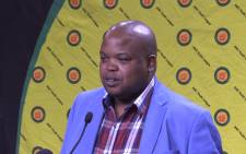 ANCYL president Collen Maine at media brief on Tuesday 13 June at Luthuli House. Picture: Kgothatso Mogale/EWN