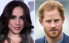 FILE: This combination of file photos shows Meghan Markle and Britain’s Prince Harry. Picture: AFP.