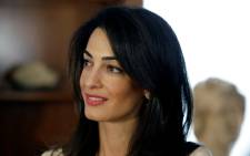 FILE: Human rights lawyer Amal Alamuddin Clooney. Picture: AFP