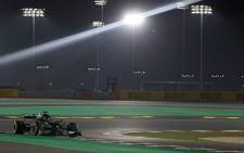 Mercedes' British driver Lewis Hamilton drives during the Qatari Formula One Grand Prix at the Losail International Circuit, on the outskirts of the capital city of Doha, on November 21, 2021. Picture: Karim Jaafar / AFP