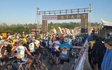 The Momentum 947 Cycle Challenge event has seen almost 33,000 people participating this year. Picture: Morena Mothupi/EWN.