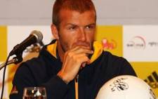 Soccer player David Beckham. Picture: AFP