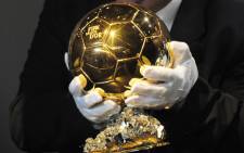 The Fifa Ballon d'Or trophy. Picture: EPA.