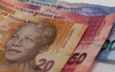 FILE: The rand tumbled two percent to a new record low against the dollar. Picture: Christa Eybers/EWN