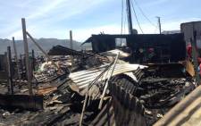 FILE: More than 500 shacks were razed to the ground. Picture: Shamiela Fisher/EWN.