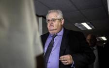 FILE: Angelo Agrizzi arrives at the Specialised Commercial Crime Court in Pretoria on 6 February 2019. He and six others have been charged with corruption, money laundering and fraud. Picture: Abigail Javier/EWN
