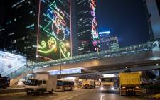 FILE: Hong Kong at night. Picture: AFP