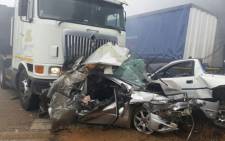 FILE: Latest figures show that 80 percent of the crash fatalities involved adults and males between of 19 and 34. Picture: ER24.