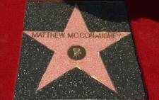 Matthew McConaughey gets a star on the Hollywood walk of fame.  Picture: CNN