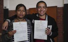 Two Matriculants from Modderdam High School in Bonteheuwel. Picture: Cindy Archillies/EWN