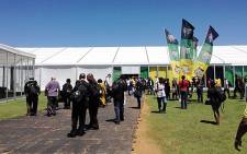 Entrance to the ANC Conference in Mangaung on 16 December 2012. Picture:Aletta Gardener/EWN