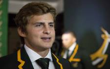 Springbok flyhalf Patrick Lambie at the Springbok World Cup team announcement. Picture: Anthony Molyneaux/EWN.