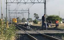 FILE: The scene of a collision between a train and a bakkie at the Buttskop level crossing in Blackheath, Cape Town on 27 April 2018. Picture: Shamiela Fisher/EWN.
