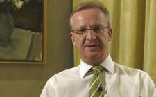 A screengrab shows Nedbank’s CEO Mike Brown. Picture: youtube.com