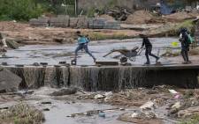 The Cutshwayo River in KwaNdengezi caused massive damage and took the lives of many people when it flooded after heavy rainfall in KwaZulu-Natal.
