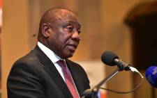 FILE: President Cyril Ramaphosa addressing the launch the Sanitation Appropriate for Education (SAFE) Initiative at the Sheraton Hotel, Pretoria. Picture: GCIS.