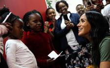 The Duchess of Sussex, Meghan Markle, visited Action Aid on 1 October 2019. The organisation works against poverty and injustice, to discuss gender-based violence and its impact in South Africa. Picture: Kayleen Morgan/EWN 

