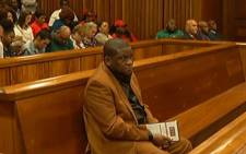 FILE: A screengrab shows pastor Timothy Omotoso in the Eastern Cape High Court on 22 October 2018. Picture: SABC Digital News/youtube.com