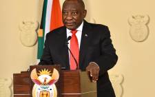 President Cyril Ramaphosa at the Union Buildings on 15 August 2020. Picture: GCIS